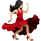Woman Dancing - Light emoji on Apple